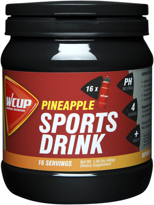 Wcup Sportsdrink Pineapple 480 gram